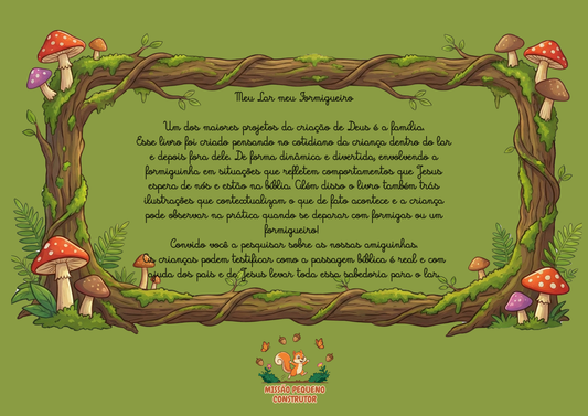 Livro Meu Lar meu Formigueiro